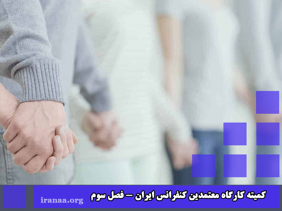 کمیته کارگاه معتمدین کنفرانس ایران (فصل سوم بخش و نمایندگان بخش)