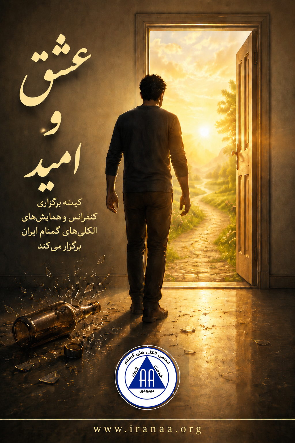 همایش باز آنلاین الکلی ای گمنام با موضوع: «عشق و امید» 